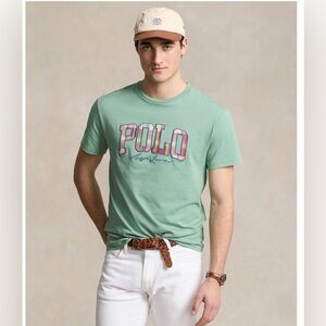 Polo Ralph Lauren
Men's Classic-Fit Plaid-Logo
Jersey T-Shirt